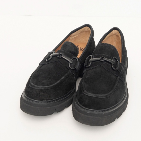 Söfft - Black Suede Satara Loafers Women’s Size 10M NIB - Picture 4 of 13